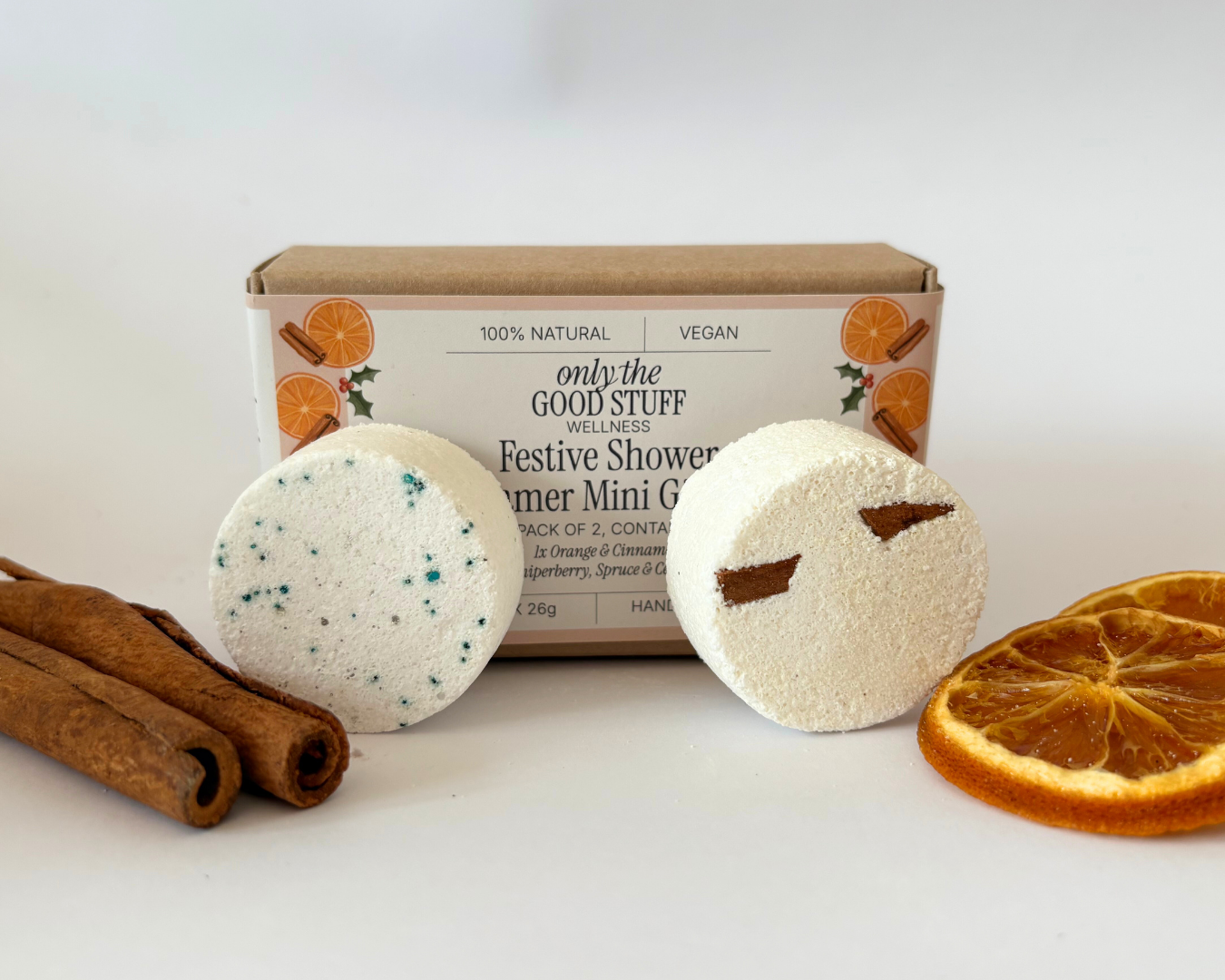 Two Piece Mini Shower Steamer Gift Set- Festive