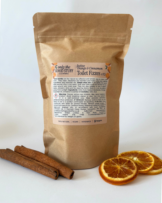 NEW Festive Toilet Fizzes- Orange & Cinnamon (Wholesale)
