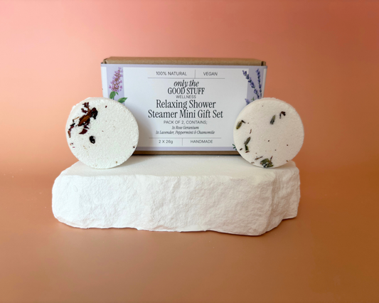 Two Piece Mini Shower Steamer Gift Set- Relaxing
