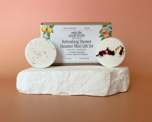 Two Piece Mini Shower Steamer Gift Set- Refreshing 