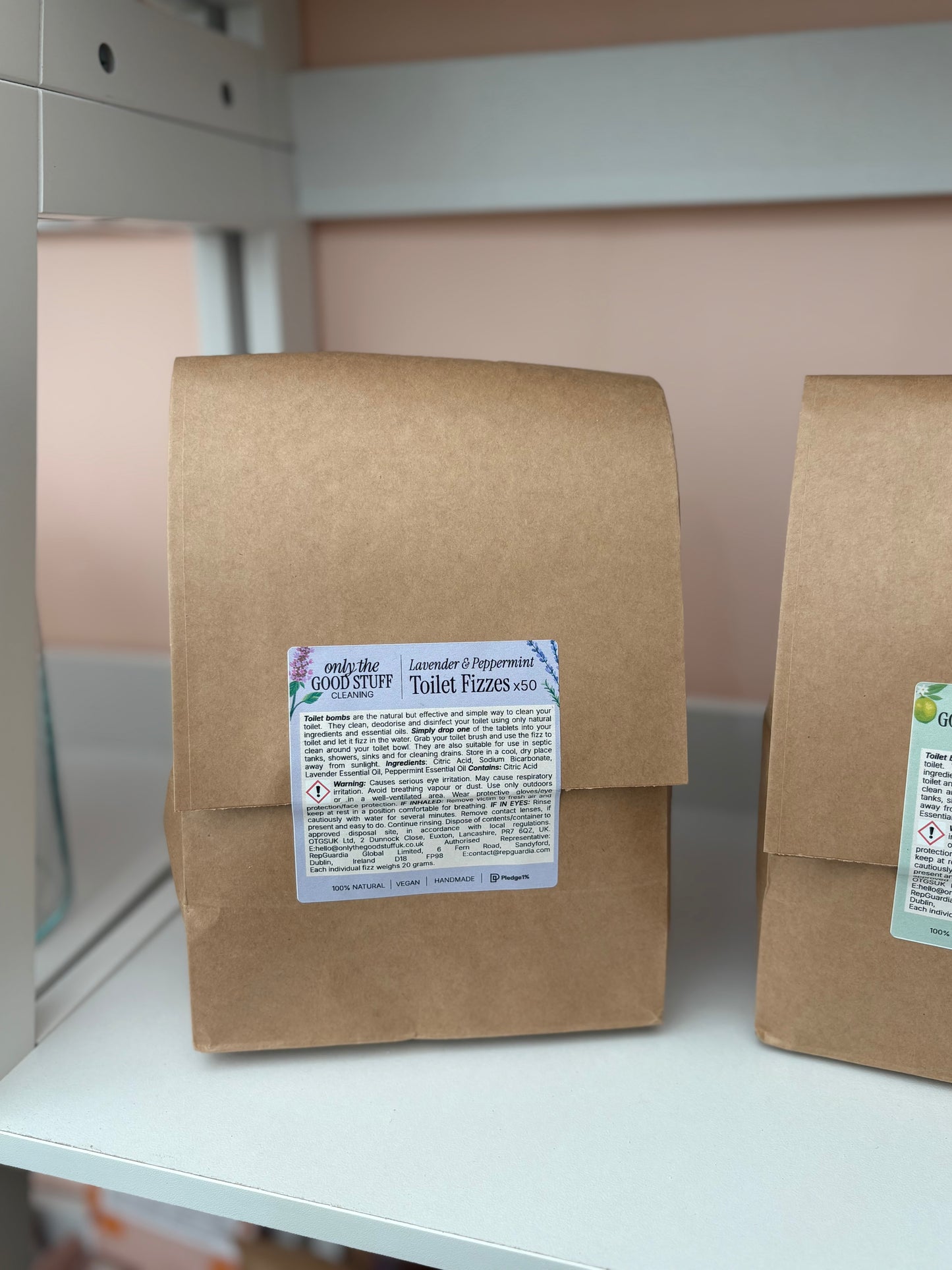 Toilet Fizzes- Lavender & Peppermint