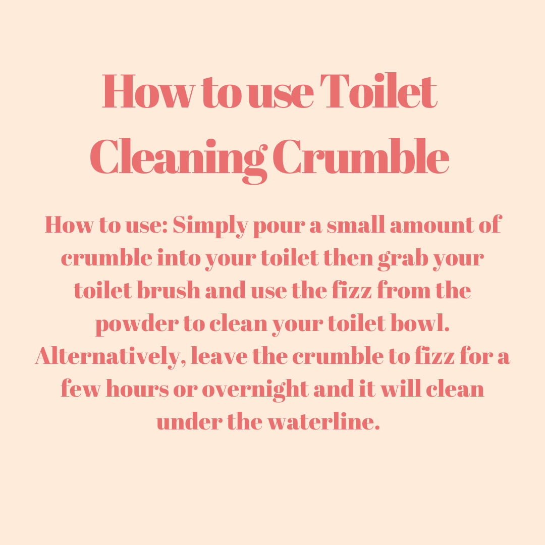 Toilet Cleaning Crumble- Lavender & Peppermint 