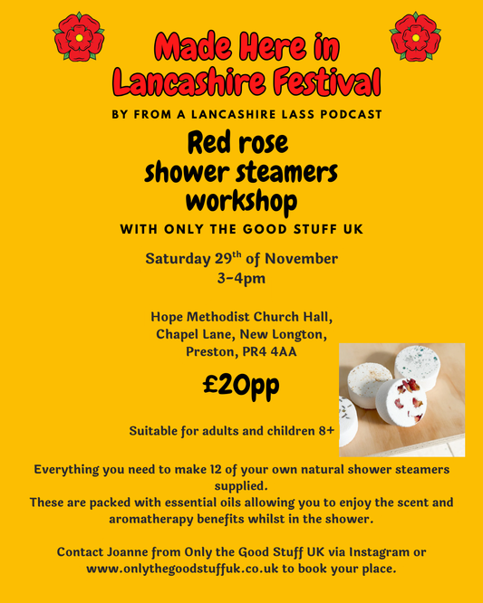 Red Rose Shower Steamer Workshop @ Made Here in Lancashire Festival
