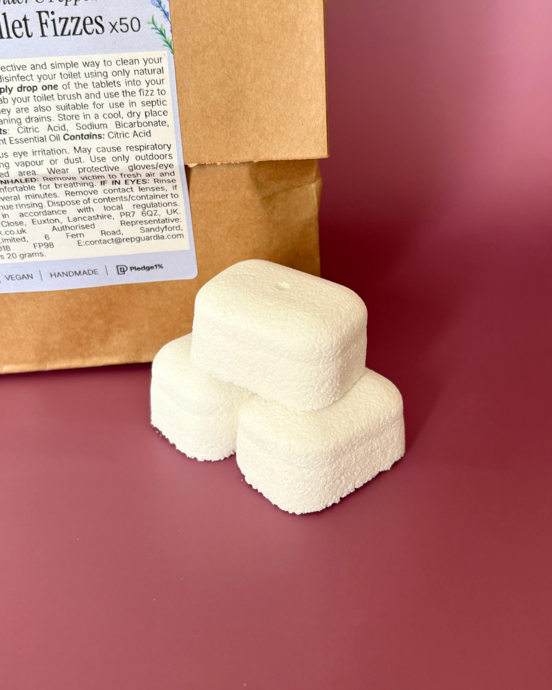 Toilet Fizzes- Lavender & Peppermint