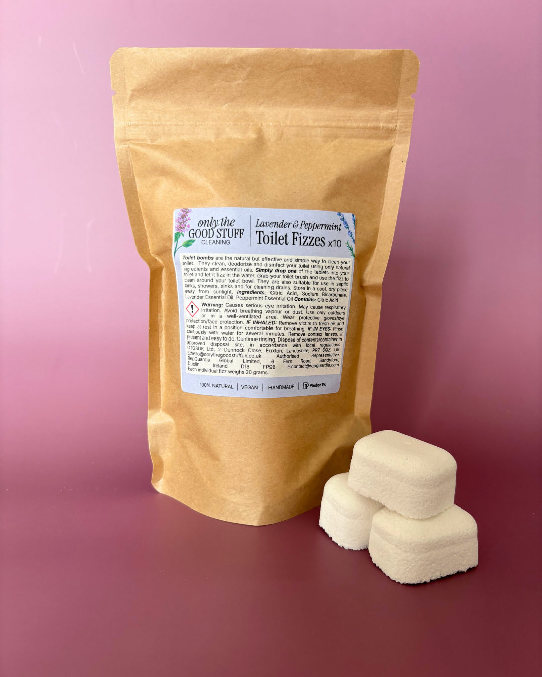 Toilet Fizzes- Lavender & Peppermint