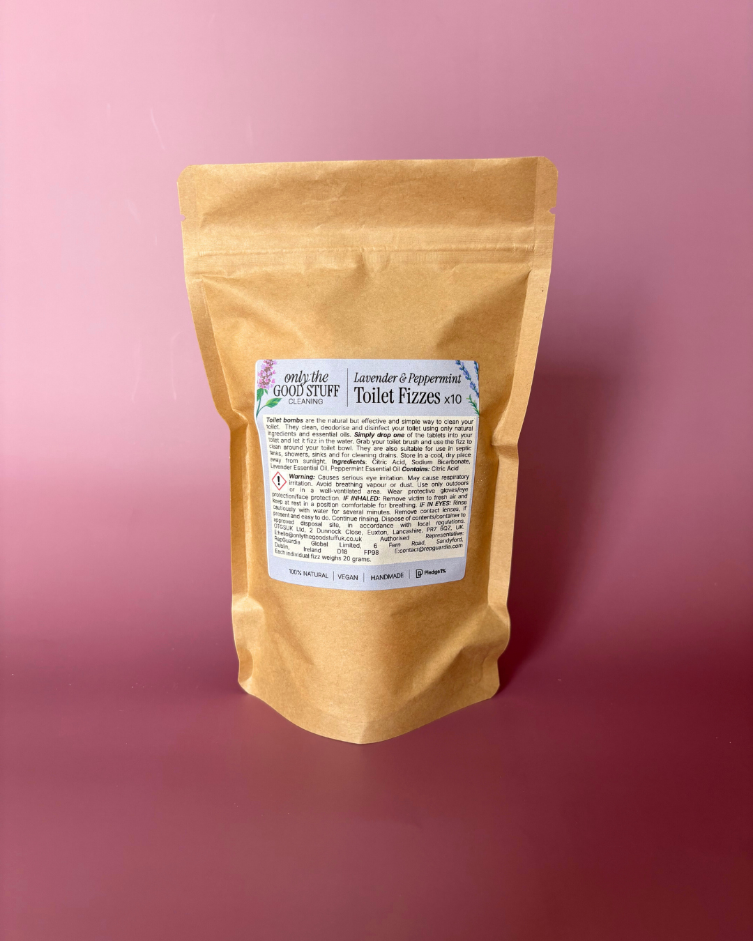 Toilet Fizzes- Lavender & Peppermint