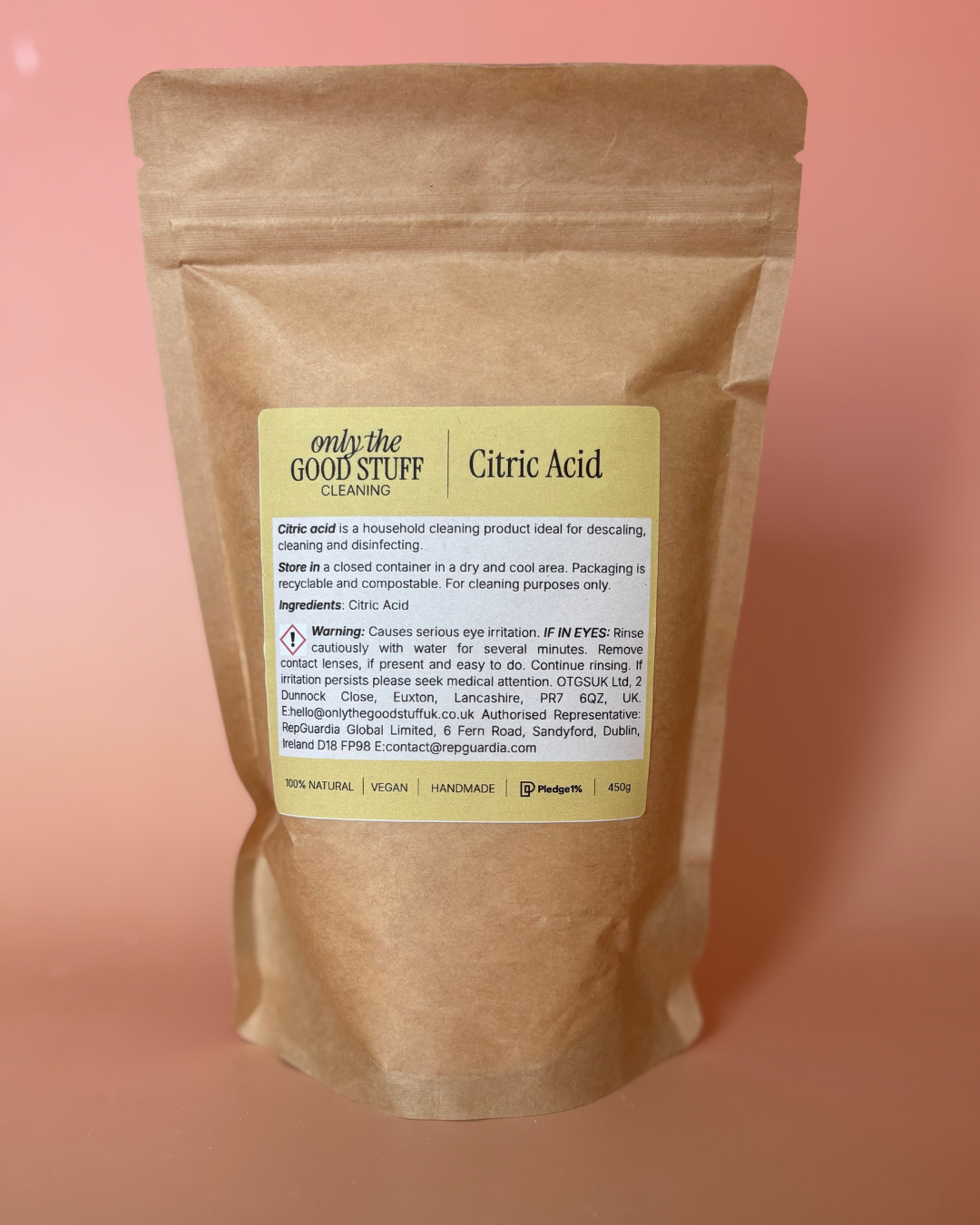 Citric Acid- 450g (Wholesale)
