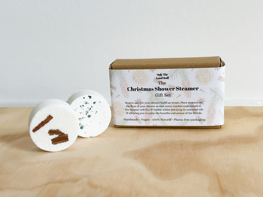 Two Piece Mini Shower Steamer Gift Set- Festive